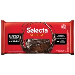 CHOCOLATE SELECTA EN BARRA AMARGO 1 K